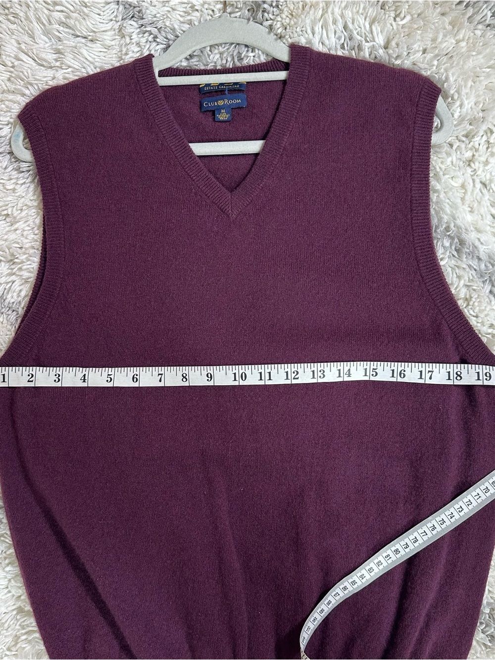 CLUB ROOM CASHMERE VEST - Picture 8 of 9